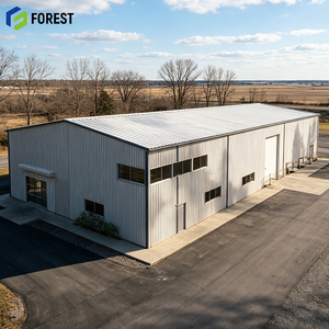 Durable Insulated Galvanized Steel Frame Cold Warehouse Prefabricated Heavy Industrial <b>Metal</b> Storage Facility - Product Image 1