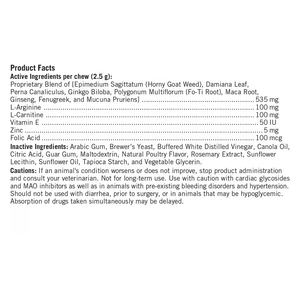 Stallion Dog Supplément en poudre pour les soins de santé des animaux de compagnie Le soutien de la fertilité encourage l'excitation Endurance Augmentation du nombre de spermatozoïdes pour - Product Image 2
