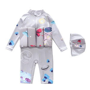 <span class=keywords><strong>Maillot</strong></span> de <span class=keywords><strong>bain</strong></span> <span class=keywords><strong>flottant</strong></span> une pièce pour enfants, combinaison de natation pour bébé, gilet de natation à séchage rapide pour l'apprentissage - Product Image 4