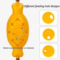 Jouet distributeur de friandises pour chat avec rôtissoire BBQ 360 °   Jouet interactif pour chat avec trou réglable et rotatif pour stimulation mentale