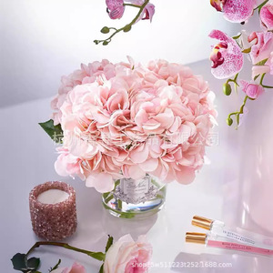 Scented <b>Hydrangea</b> <b>Artificial</b> Flowers Polyester Romantic Dreamy Aromatherapy Ornaments For Wedding Living Room Entryway Decor - Product Image 3