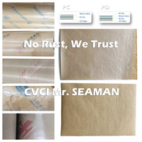 Papier VCI en tissu tissé enduit de PE, résistant à la corrosion pendant 3 ans, aux déchirures, aux perforations, aux éclats, à la condensation, à la saleté et aux particules atmosphériques