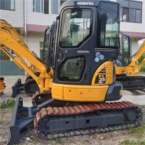 รถขุดโคมัตสึมือสองรุ่นใหม่มาถึงแล้ว PC35MR-2 ปี 2018 น้ำหนัก 3.5 ตัน นำเข้าจากญี่ปุ่น เครื่องยนต์ 3D88E-5 กำลัง 21.7 กิโลวัตต์ ความจุบุ้งกี๋ 0.2 ลูกบาศก์เมตร - Product Image 1