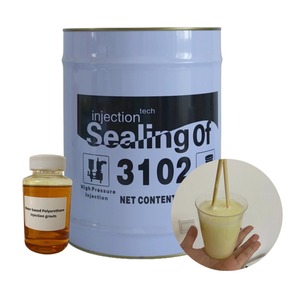 Matériaux d'étanchéité pour réparations de fuites murales de sous-sol, injection chimique de coulis de polyuréthane à haut taux de formage, vente en gros - Product Image 4