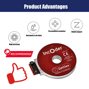 Zettlex incoders độ chính xác cao 58mm tuyệt đối quy nạp mã hóa 12-17bits Độ phân giải <span class=keywords><strong>RS422</strong></span> đầu ra cho công nghiệp phẫu thuật Robot - Product Image 4