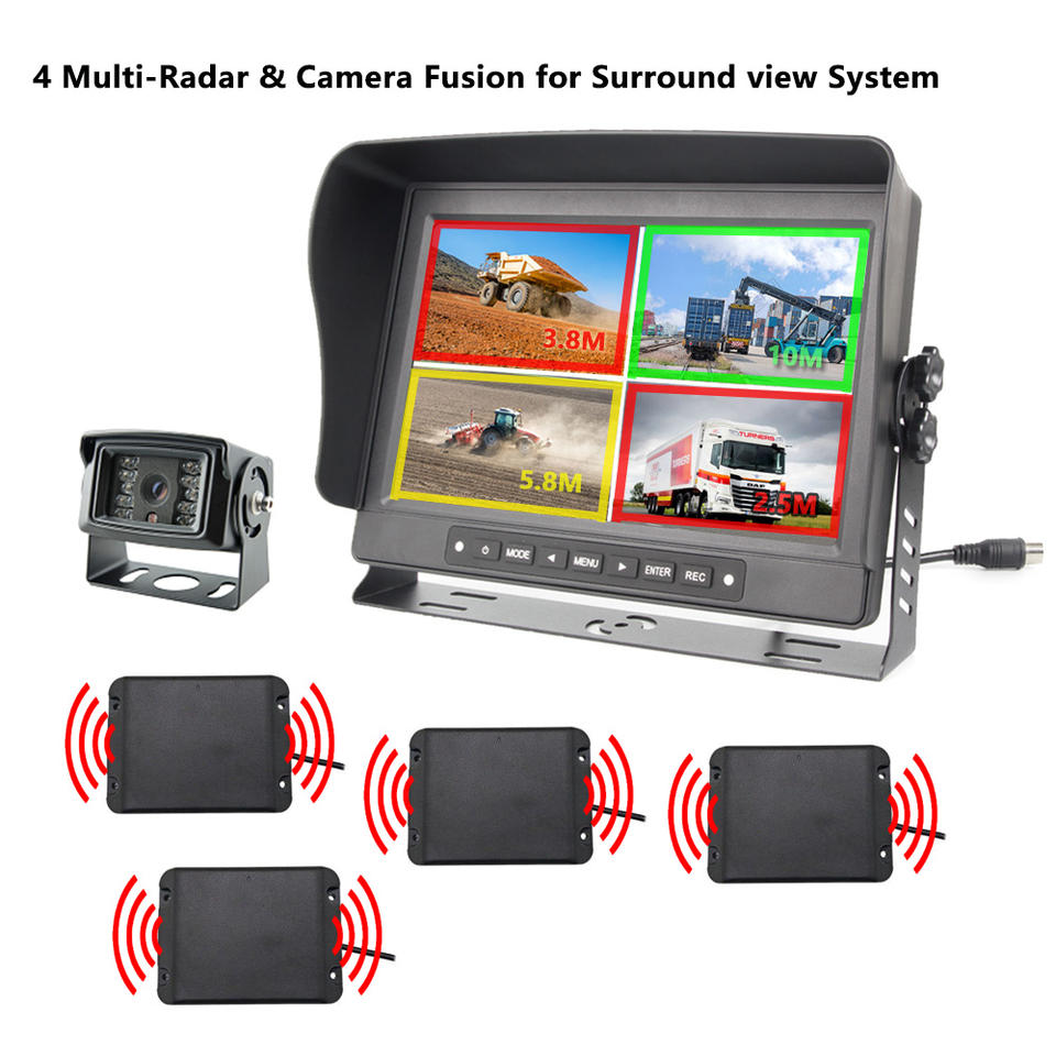 4 Channel Millimeter Wave Radar With AHD Cameras for Mining Trucks ...