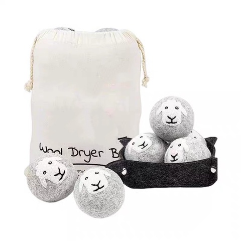 Hot Sale  Anti-Tangle Anti-Static Water-Absorbing Specially Wool Dryer Balls for Washing Machines