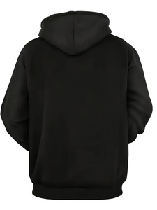 Felpa con Cappuccio Oversize da <span class=keywords><strong>Uomo</strong></span>, Manica Lunga, Design 3D con Orso Cartoon, in Fibra di Bambù, Asciugatura Rapida, Antivento, per l'Autunno - Product Image 3