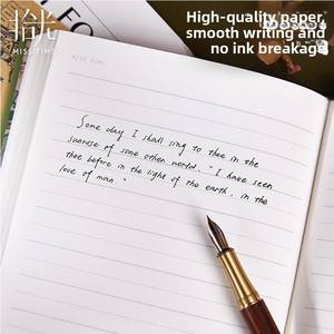 Cuaderno de tapa dura con estampado en frío Shiguang, serie de poesía Flores en flor, con líneas horizontales para estudiantes, tamaño A5, regalo de alta gama. - Product Image 5