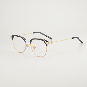 Chất lượng cao handmade acetate + Titanium kính phụ nữ thời trang cổ điển kính quang học khung người đàn ông theo toa Khung kính - Product Image 5