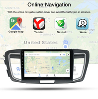 Autoradio Android 4G LTE pour Honda Accord 9 2.0T 2.4T 2013 2014 2015 2016 2017 lecteur vidéo multimédia Navigation GPS stéréo