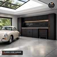 Armoire de travail modulaire en acier à 7 tiroirs pour atelier automobile, robuste, avec double porte, rangement combiné pour garage, OEM
