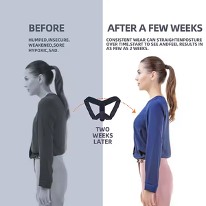 OEM Unisex Elastic Adjusta ble <span class=keywords><strong>Back</strong></span> Support Brace Haltungs korrektur für Schulter Schlüsselbein Wirbelsäulen ausrichtung Lindert Rückens ch merzen - Product Image 5