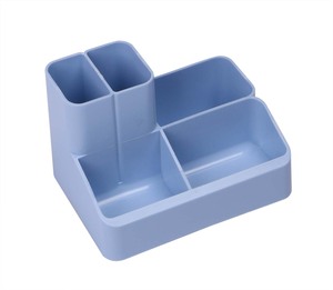 Eagle Blue Color Multifunctional PH1002 Plastic <b>Pen</b> <b>Holder</b> Desk Organizer <b>Pen</b> Pencil <b>Holder</b> for Office Pencil Cup - Product Image 2