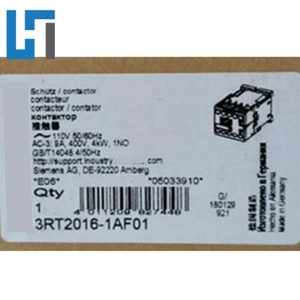 ใหม่คอนแทคเตอร์ดั้งเดิมโมดูล AC-3 3RT2016-1AF01 PLC การเขียนโปรแกรมคอนโทรลเลอร์ 3RT20161AF01 ในสต็อก - Product Image 1