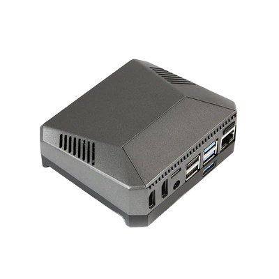Argon ONE Raspberry Pi 4B Aluminum Alloy Case with M.2 SSD Interface and Cooling Fan Electronic Accessories