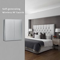 Interruptor Inalámbrico Autoalimentado Touchmi Tuya Zigbee, Sin Batería, Sin Cables, Control por Aplicación Smart Life, Interruptor de Pared EU
