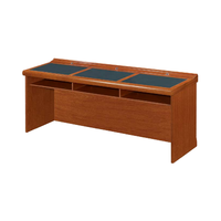Bureau de travail de bureau moderne en bois convertible extensible en forme de L 1,8 m Bureau d'ordinateur modulaire avec rangement pour salle de formation à domicile