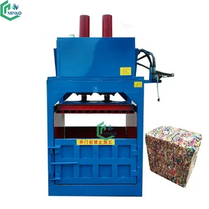 Lattina di alluminio quadrato idraulico compress baler macchina della pressa di balle di plastica di piccole dimensioni