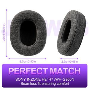 Couvre-écouteurs pour casque Sony <span class=keywords><strong>INZONE</strong></span> H9, protège-oreilles, couvre-oreilles H3 H7 WH-G900N, coussinets en mousse à mémoire de forme - Product Image 4