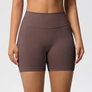 <span class=keywords><strong>Pantaloncini</strong></span> da Fitness a <span class=keywords><strong>vita</strong></span> <span class=keywords><strong>alta</strong></span> da donna <span class=keywords><strong>pantaloncini</strong></span> da Yoga ad asciugatura rapida sportivi con Lifting a tre <span class=keywords><strong>vita</strong></span> senza cuciture - Product Image 2