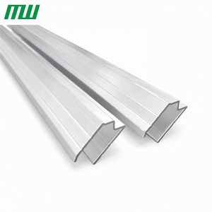 Halbkonkav-konvexes Extrusionsprofil aus Aluminium, Nut- und Federprofil, <span class=keywords><strong>Steg</strong></span>-Kantenprofil, 6061 6005 Aluminiumlegierung, Flightcase-Schnitt, eloxiert - Product Image 5
