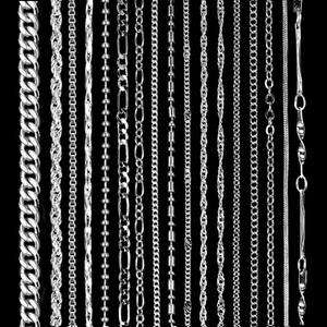 <span class=keywords><strong>925</strong></span> catene in <span class=keywords><strong>argento</strong></span> Sterling OEM gioielli all'ingrosso <span class=keywords><strong>collana</strong></span> a catena cubana per gli uomini delle donne - Product Image 1