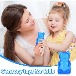 Bear <b>Squishy</b> Toy TPE Stress Relief Squeeze Ball For Kids Age 2 To 4 Years Unisex Fidget Toy - Product Image 4