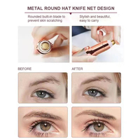 Épilateur Électrique Rechargeable pour Sourcils Femme – Mini Rasoir Indolore pour Épilation Faciale et Modelage des Sourcils