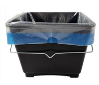 Lot de 10 doublures en plastique recyclé de 5 litres et 10 litres pour peintres nettoyage facile évite le lavage des seaux de bouilloire