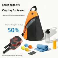 Sac de raquette de pickleball grande capacité, sac bandoulière en Oxford 600D, idéal pour le court, les voyages et les sports de plein air – Vente chaude