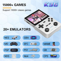 Cadeau Console de jeu portable 16000 + 3.5 pouces Lecteur vidéo de poche open source 64GB K36 R36S Consoles de jeu vidéo rétro portables