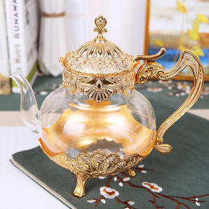 The Teapot Manual Little Teapot Cordless <b>Hip</b> Flask Glass Metal Pot of Coffee Pot of Cold <b>Water</b> <b>Bottle</b> Wine Kettle Arts and Craft - Product Image 2