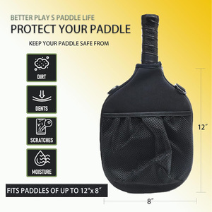 Custodia Protettiva Personalizzata in Neoprene per Racchetta da Pickleball, Borsa a Sacchetto per Accessori da Pickleball, Custodia Singola per Racchetta - Product Image 4