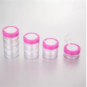 Proveedor ODM de fábrica RUIPACK, tarro de crema de plástico multicapa de 10g personalizado OEM, tarro cosmético combinado, tarros y botellas de cosméticos Siameses, fabricante/venta al por mayor - Product Image 2