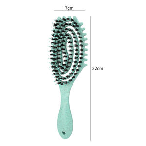 Brosse à cheveux en poils de sanglier à prix réduit pour l'approvisionnement mixte, brosse coiffante tendance, brosse à boucler les cheveux humides - Product Image 2