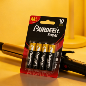 PAIRDEER Pile alcaline portable anti-dommages physiques LR6 AA2 N°5, pile alcaline AA, taille 1,5 V, pile alcaline sèche - Product Image 1