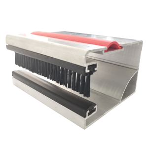 Guides latéraux industriels en alliage d'aluminium pour portes roulantes rapides Volets roulants en PVC à action automatique Pièces détachées Voies latérales Fast Ali - Product Image 1