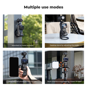 Adaptateur d'extension magnétique en alliage d'aluminium K&F <span class=keywords><strong>Concept</strong></span>, accessoires compatibles avec DJI Osmo Pocket 3, support de montage magnétique - Product Image 6