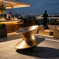 Chaise de salle à manger créative et moderne en fibre de verre écologique pour la maison, idéale pour les salles à manger, les chambres et les salons