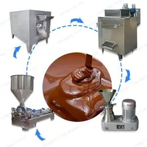 Kakao çekirdeği soyma makinesi süreci kakao yağı işleme makinesi
