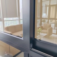 Ventanas Corredizas de Aluminio con Certificación AMJ NFRC CA Energy Star, Doble Acristalamiento, Vidrio Low-E, Ventanas de Repuesto para Proyectos Premium