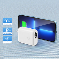 Neues Design 2-in-1 5000mAh schnelles Wechselstrom-Ladegerät Power Bank Benutzer definierte tragbare Powerbank-Batterie bank