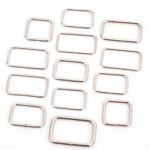 Hebillas Cuadradas de Metal Pulido, Niqueladas, Duraderas, para Bolsos, Accesorios de Ferretería, Origen Yiwu - Product Image 1