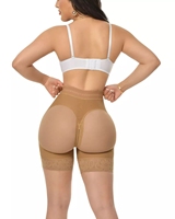 Fajas Colombianas Butt Lifter Hip Enhancer Shorts Levanta Cola Powernet Culotte Noir Femmes Polybag Standard Adultes Crocheté