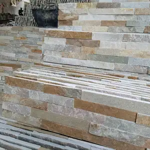 Giá cả cạnh tranh Tự Nhiên Slate & Quartzit Văn Hóa Đá Veneer cho Tường Ốp