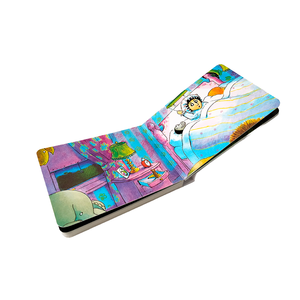 Stampa Personalizzata di Libri Cartonati per Bambini, <span class=keywords><strong>Libro</strong></span> Illustrato con Storie di Animali dello Zoo per la Buonanotte, <span class=keywords><strong>Libro</strong></span> con Angoli Arrotondati - Product Image 3