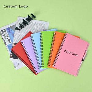 Promotional <b>Notebook</b> with Custom Leather Cover and Silk Screen Printing - Product Image 1