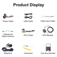 Autoradio multimédia Android 11 2 Din 7 pouces 1+16G 2+32G 4+64G 6+128G avec navigation GPS WIFI pour Porsche Cayenne