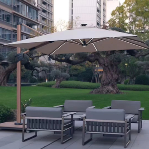 <span class=keywords><strong>Parasol</strong></span> cantilever moderne de luxe en aluminium, résistant au vent et à l'eau, <span class=keywords><strong>3m</strong></span>, pour mobilier d'extérieur, tente pagode pour cour et parc - Product Image 1